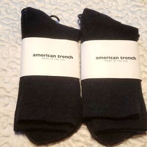 AMERICAN  TRENCH  SUPERMERINO  CREW  SOCKS  /Set  of  2/,
